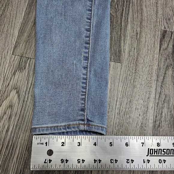 Old Navy Jeans Womens 4 Long Light Wash Rockstar Super Skinny Denim Stretch - Picture 10 of 10